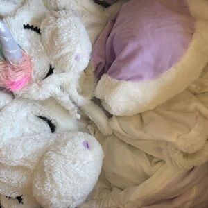 Unicorn Plush costume with Purple Accents